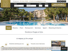 Tablet Screenshot of hotelspiaggiadoro.com